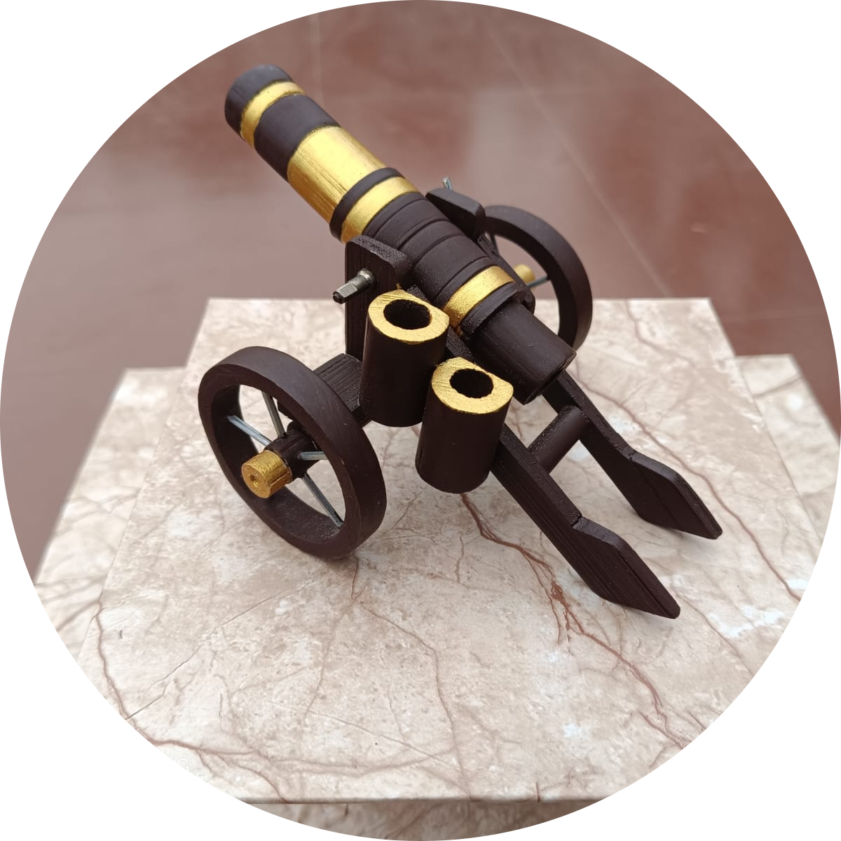 Bamboo canon with flower and pen holder | Bamboo Vista