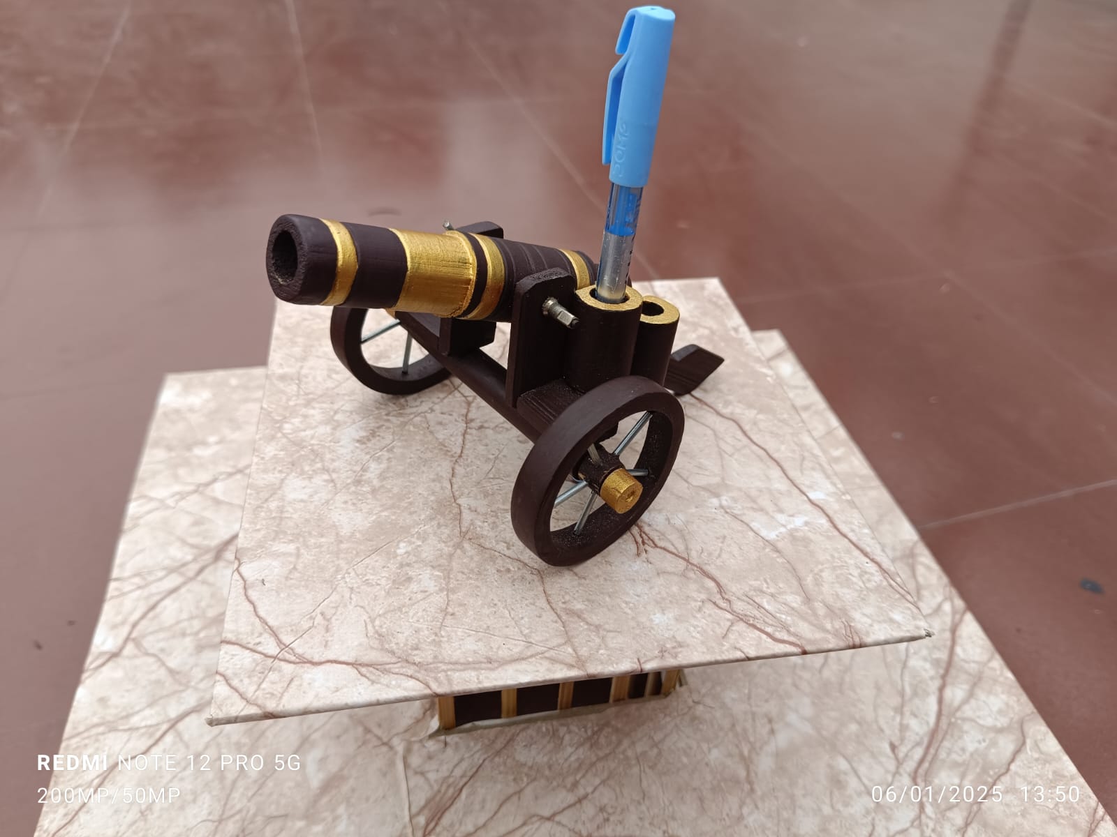 Bamboo canon with flower and pen holder | Bamboo Vista